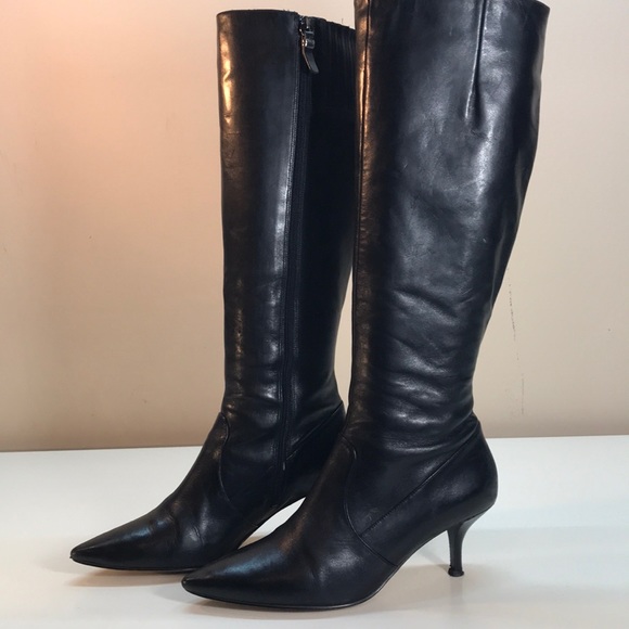 Via Spiga Shoes - VIA SPIGA Black Leather Boots Italian Designed 6M